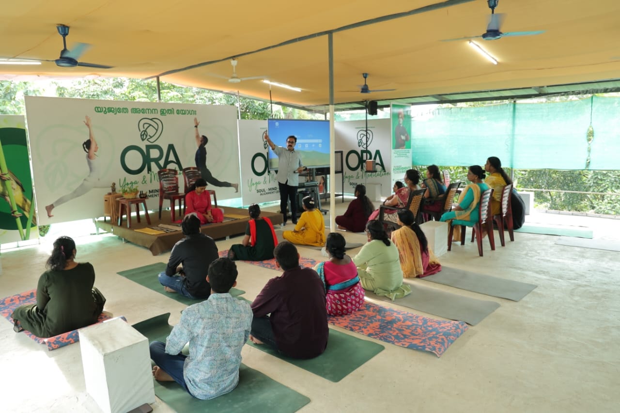 Yoga and wellness class at ORA Ayuss